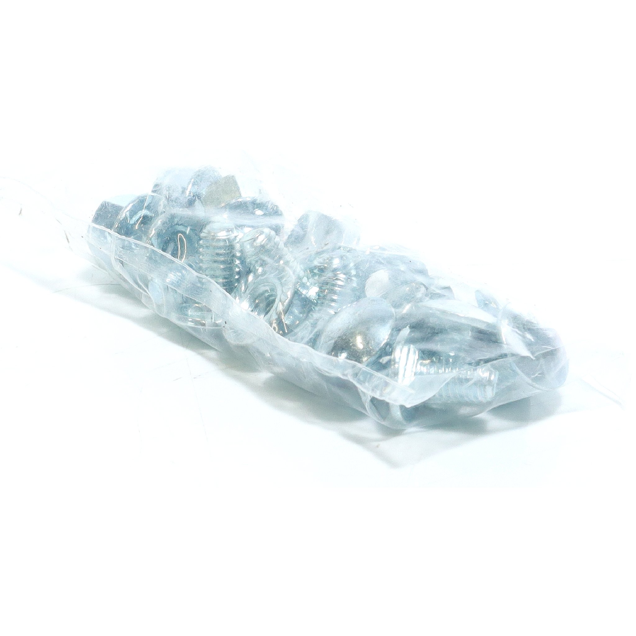 Flachrundschraube M6 × 12 mm mit Flanschmutter, verzinkt  Neu OVP
